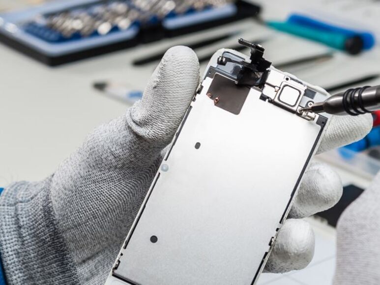 Reparatie van een smartphone